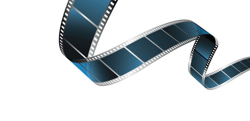 sfondo, cinema, pellicola cinema su sfondo bianco
