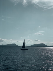sailing boat on the sea