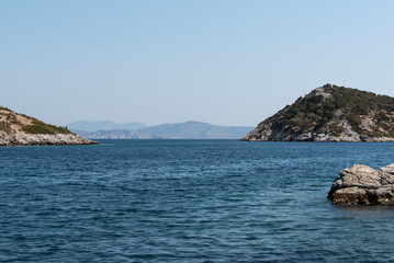 Fototapeta na wymiar Mediterrane Mittelmeerblicke bei Rundreise auf griechischen Inseln