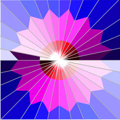 Obraz premium Abstract background. Spectra of colors in red, pink and blue tones