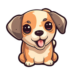 Fototapeta premium cartoon dog