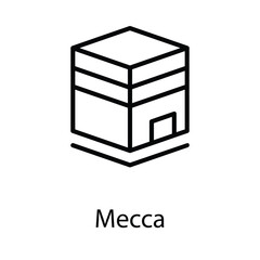 Mecca icon. Suitable for Web Page, Mobile App, UI, UX and GUI design.