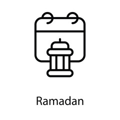 Ramadan icon. Suitable for Web Page, Mobile App, UI, UX and GUI design.