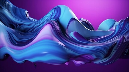 Abstract liquid background - Generative AI
