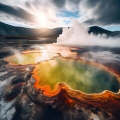 amazing geothermal natural pool
