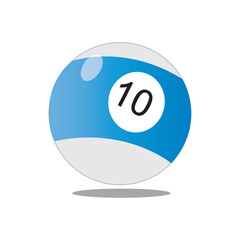 billiard icon logo vector design template