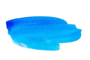 Light blue brush stroke hand draw