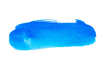 Light blue brush stroke hand draw