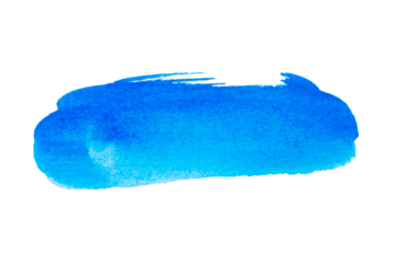 Light blue brush stroke hand draw