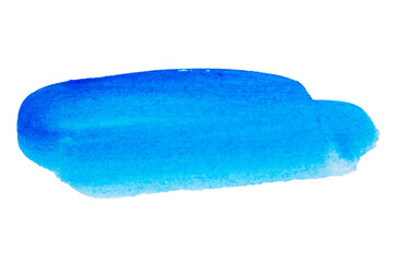 Light blue brush stroke hand draw