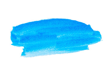 Light blue brush stroke hand draw