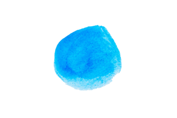 Light blue spot, Blue watercolor hand painted circle shape