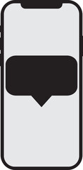 Obraz premium Chat bubble Phone icon