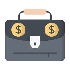 Business Case Flat Icon