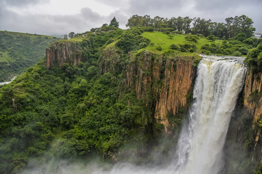 Howick falls waterfall on Umgeni river in Kzn midlands