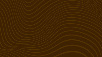 Abstract brown color lines wave pattern texture background. Use for graphic design about fashion cosmetic food and drink business concept.