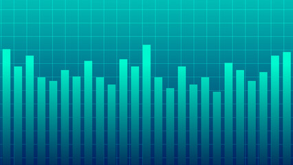 Abstract graph chart of stock market trade background.