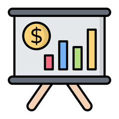 Analysis Line Color Icon