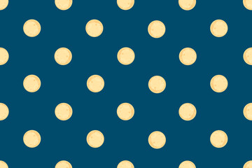 Moons Seamless Pattern