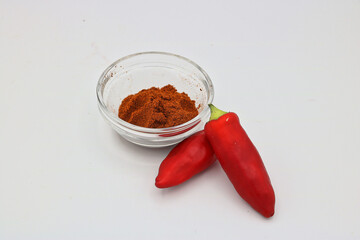 Chili paper, fresh and dried spice