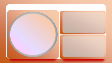 Set of two abstract text boxes with check boxes.