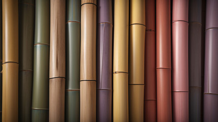 Fototapeta premium background of bamboo, Generative AI