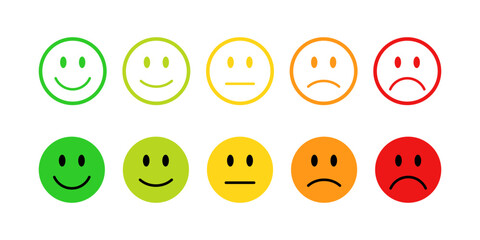 Smiley icon set