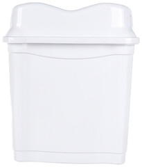 trash can isolated on white