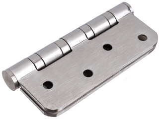 door metal hinge isolated on white background