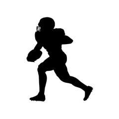 american football player silhouette