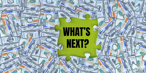 Obraz premium what is next puzzle