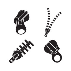 zipper icon logo,illustration template design