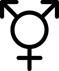 bisexual gender orientation symbol sexual icon - obrazy, fototapety, plakaty
