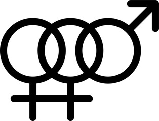 bisexual gender orientation symbol sexual icon