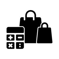 Calculating - Calculator icon for website and application