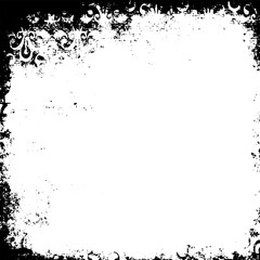 Obraz premium Rustic grunge texture with grain and stains. Abstract noise background. PNG graphic illustration with transparent background.