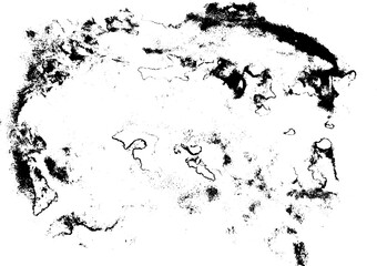 Obraz premium Rustic grunge texture with grain and stains. Abstract noise background. PNG graphic illustration with transparent background.