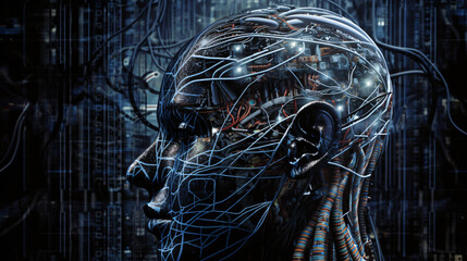 Future Pathways: Cybernetic Brain Interface and Information Network