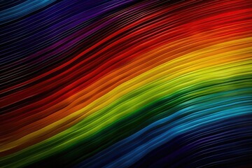 Rainbow Striped Gradient Background