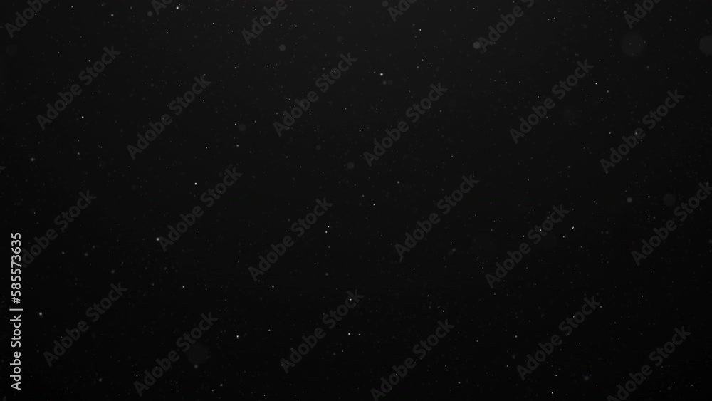 Wall mural flickering abstract dust particles motion. seamless loop