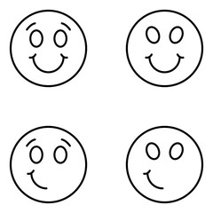 Emoji Vector Line Icons