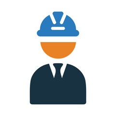 engineer, man, people, worker, construction engineer icon