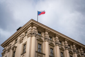 Czech republic flag - obrazy, fototapety, plakaty