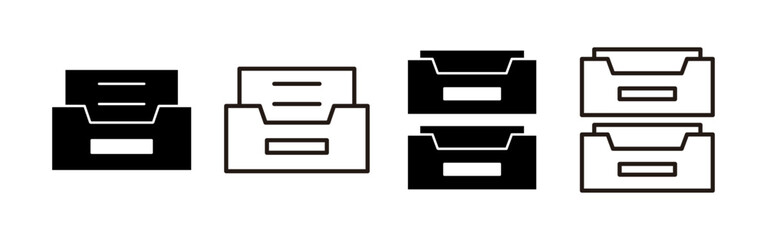 Archive folders icon vector for web and mobile app. Document vector icon. Archive storage icon.