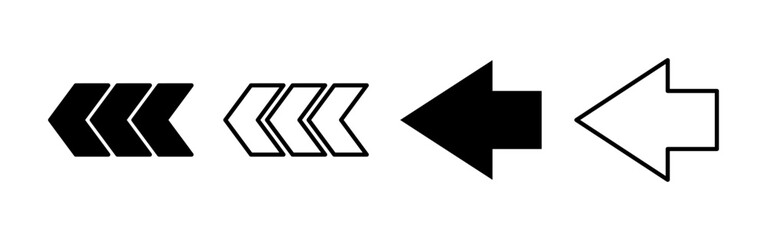 Arrow icon vector for web and mobile app. Arrow sign and symbol for web design.