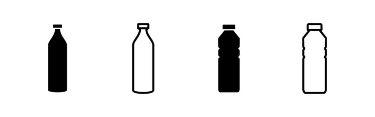 Bottle icon vector for web and mobile app. bottle sign and symbol
