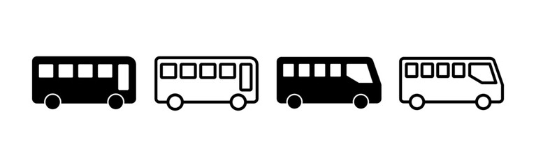 Bus icon vector for web and mobile app. bus sign and symbol. transport symbol