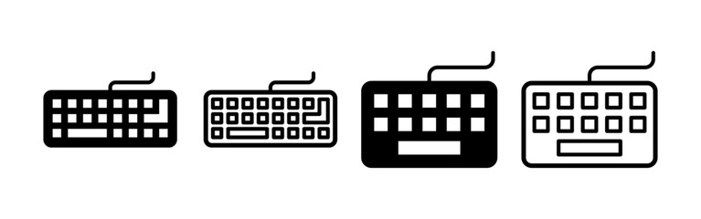 Keyboard icon vector for web and mobile app. keyboard sign and symbol