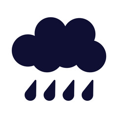 cloud, rain, rainy day, weather icon