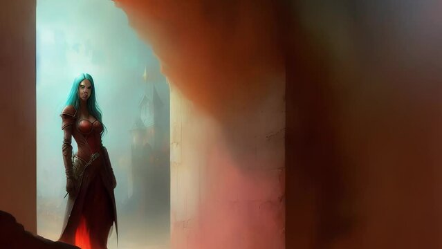 Zooms on a Beat for Music Videos. Journey though a Dark Gritty Fantasy Kingdom with Castles, Magic, Kings, Queens, Sorceresses, Dragons, Cultists. [Fantasy, Horror, Video Game Style Animated Clip.]